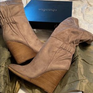 Never Worn Charles by Charles David suede boots